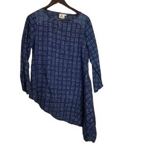 Marketplace Dignity Not Charity Women's  Asymmetrical Tunic Longsleeves Size S